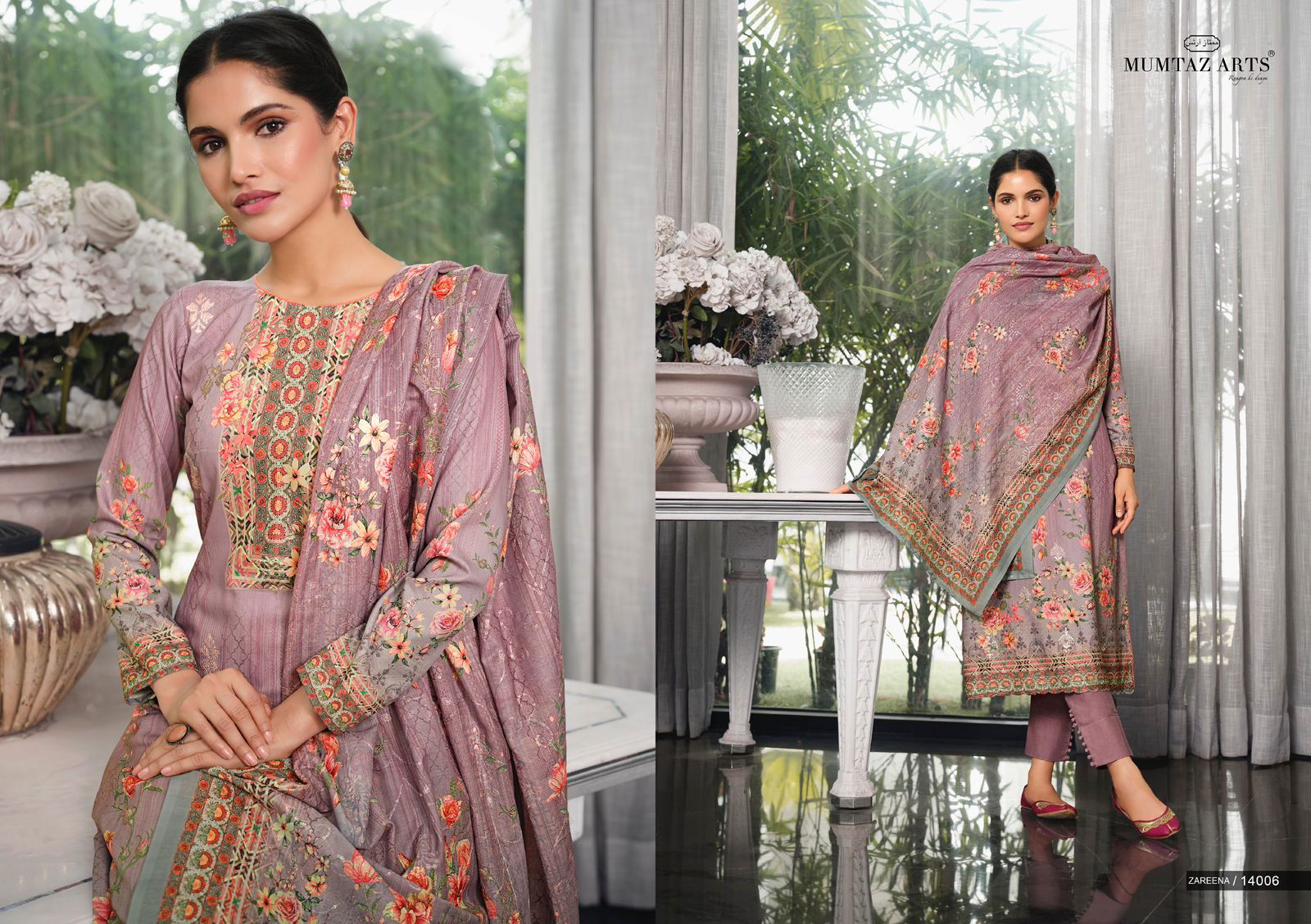 Mumtaz Zareena Fancy Wear Embroidered Designer Wholesale Printed Salwar Suits